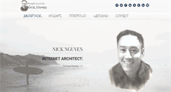 Desktop Screenshot of nicknguyen.com