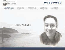 Tablet Screenshot of nicknguyen.com